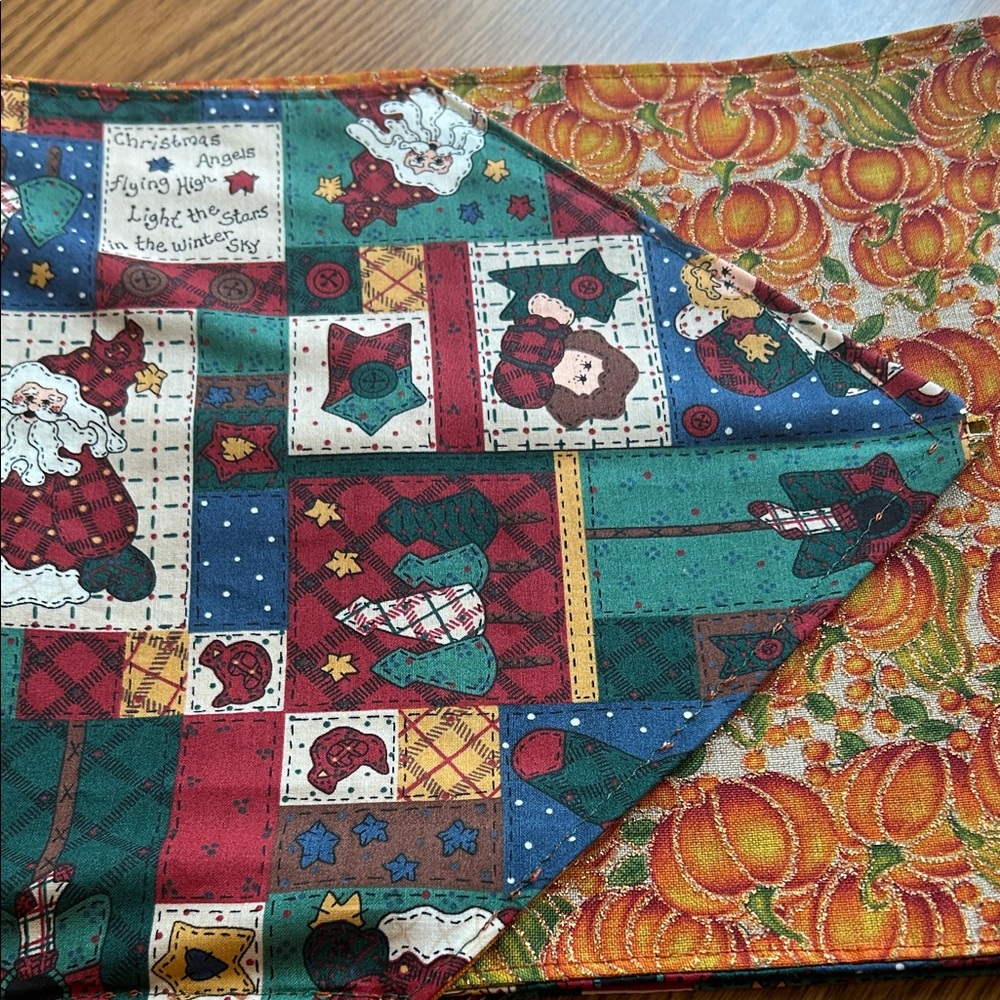 Festive Reversible Table Runner - Picture 4 of 5